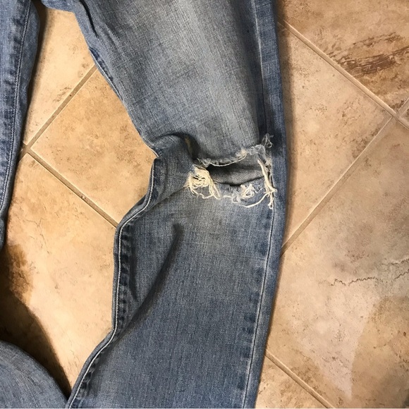 ▪️VINTAGE Abercrombie & Fitch ERIN Distressed Jeans - Picture 2 of 12